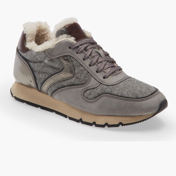 Viole Blanche Shearling Sneaker - Picture 1 of 10